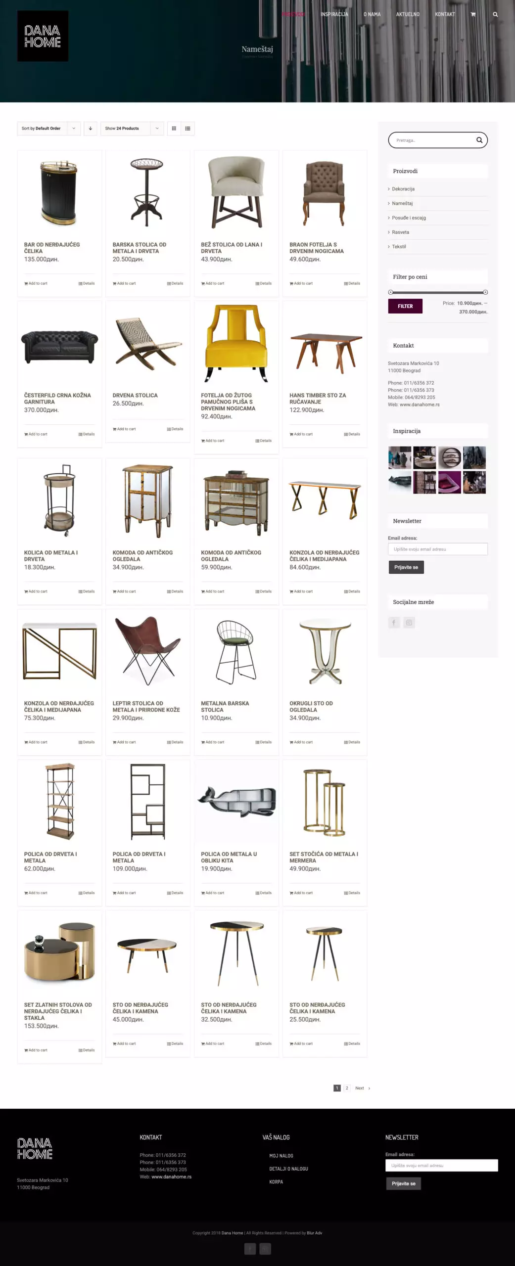 Dana Home Case Study Web Page Products Dana Home Case Study Web Page Products