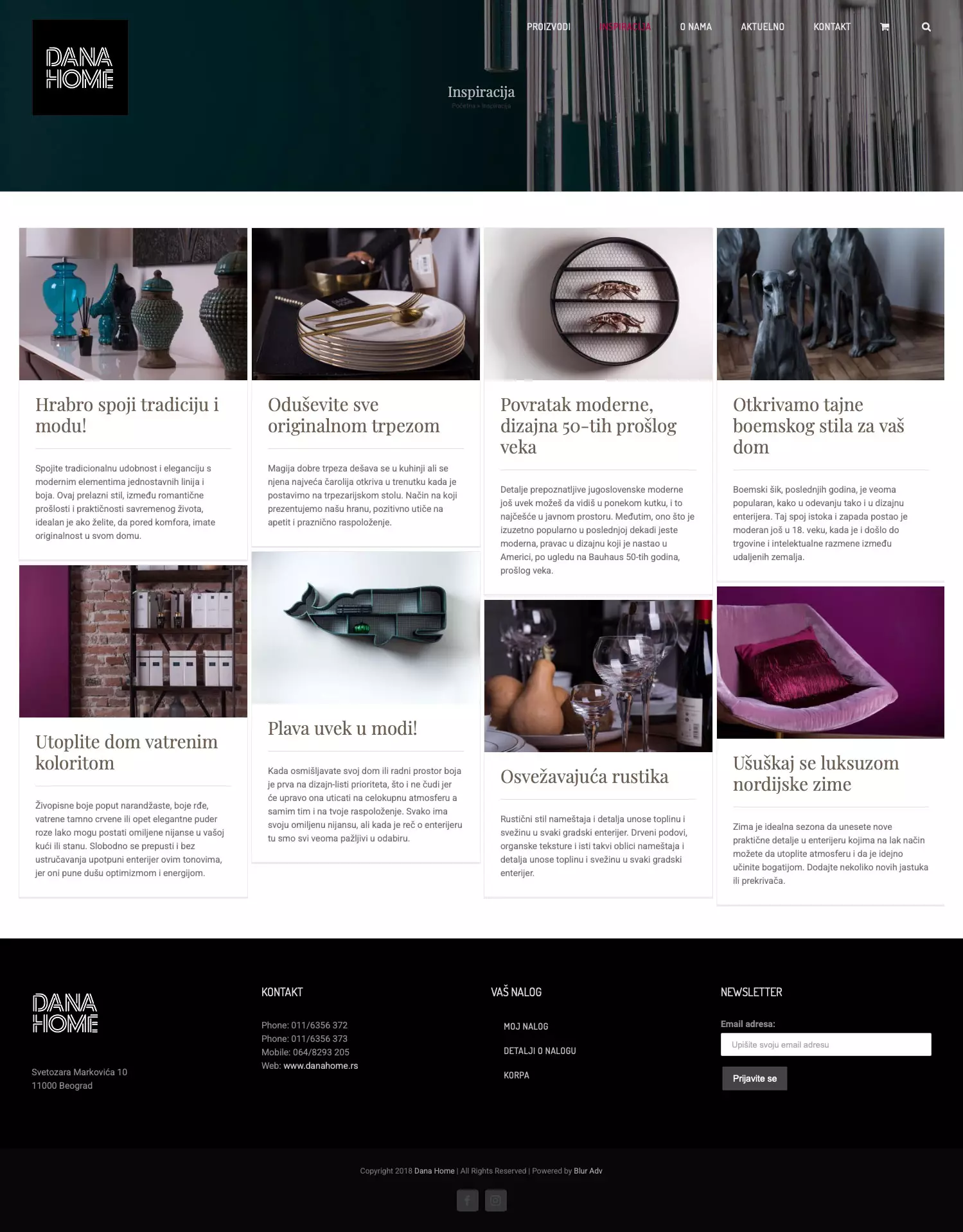 Dana Home Case Study Web Page