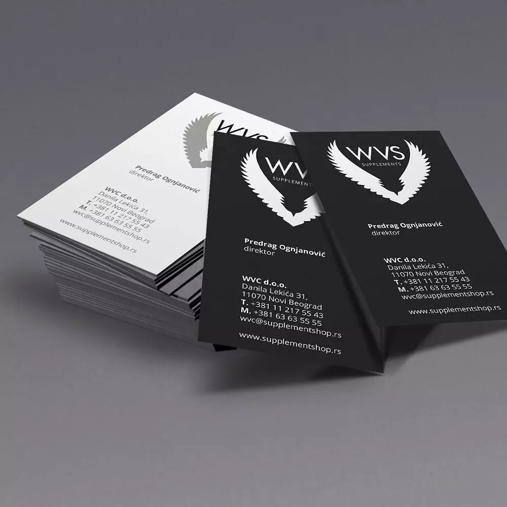 WVS Case Study Business Card Design